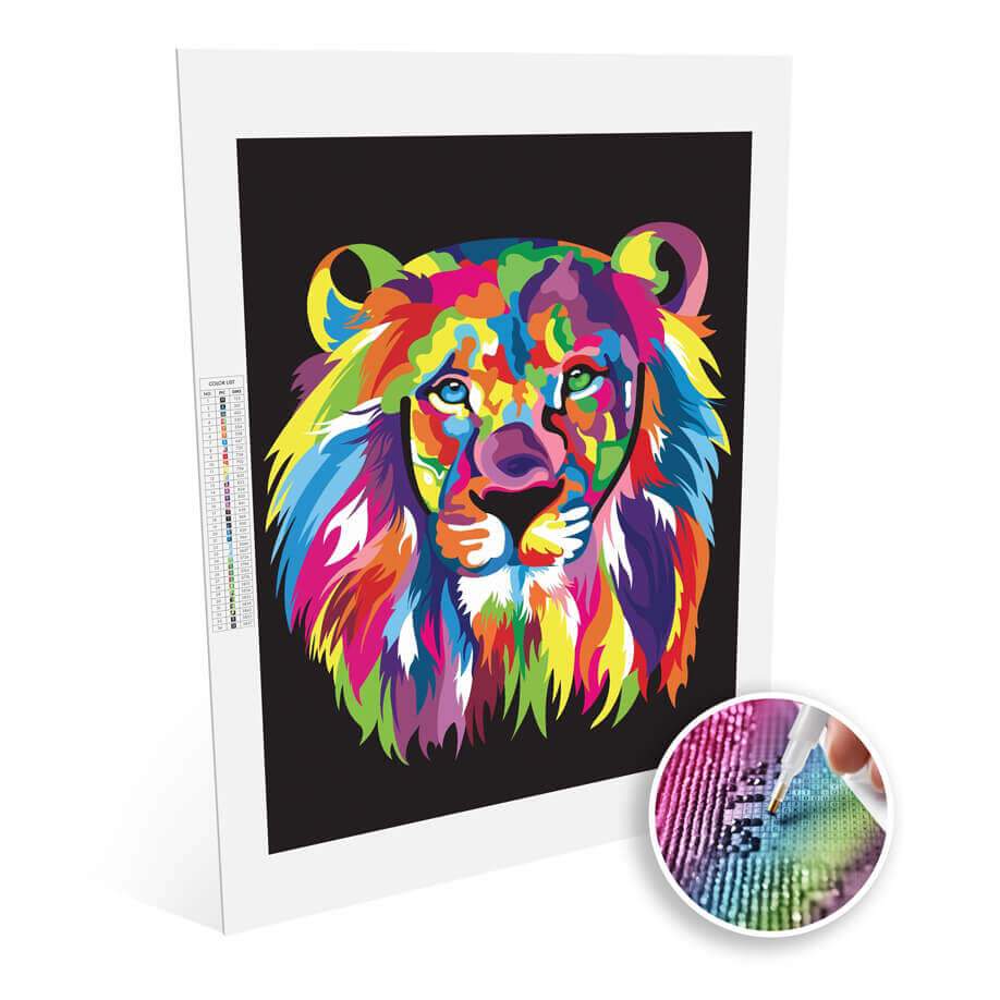 Colorful Lion