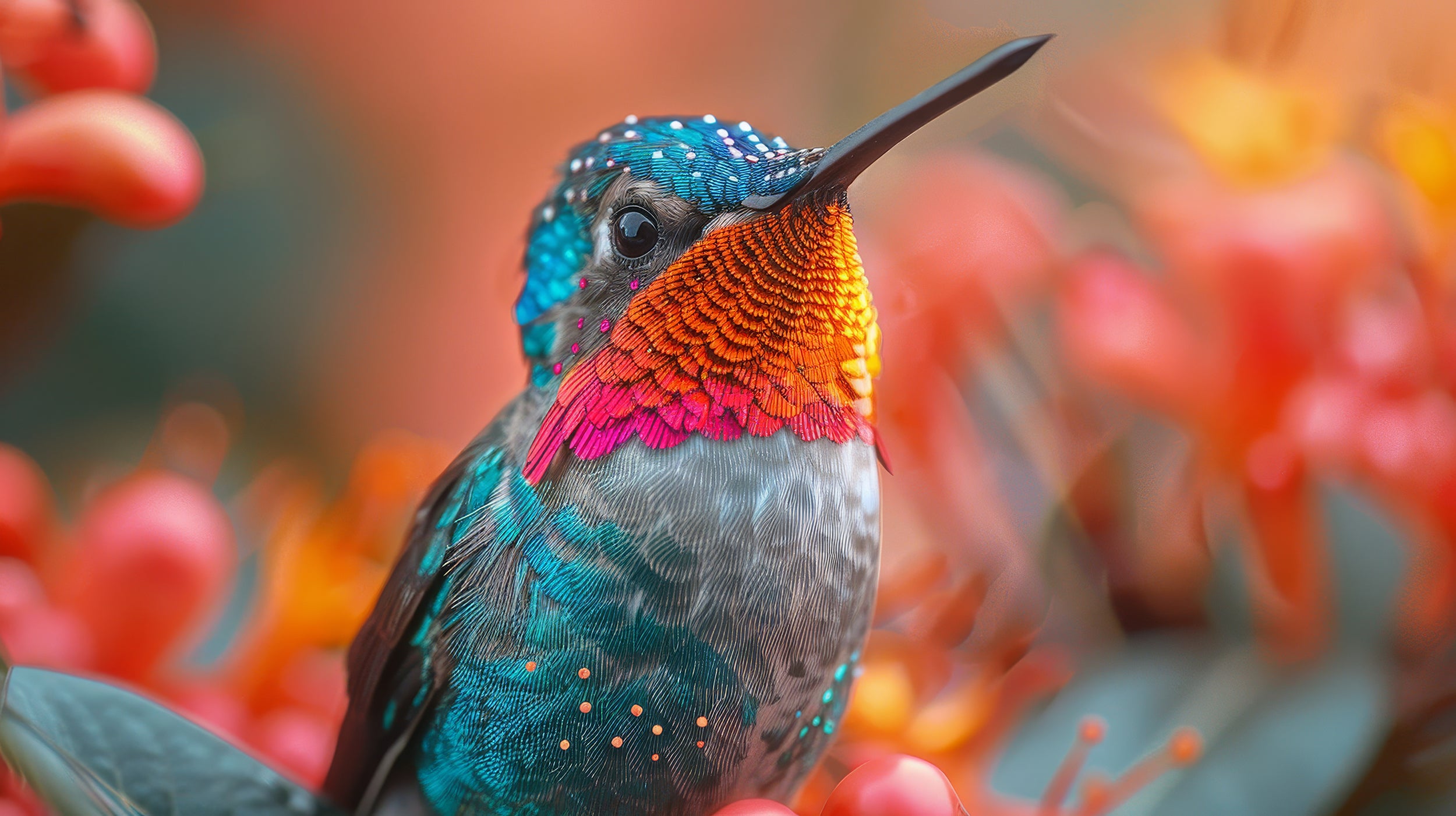 Colorful bird